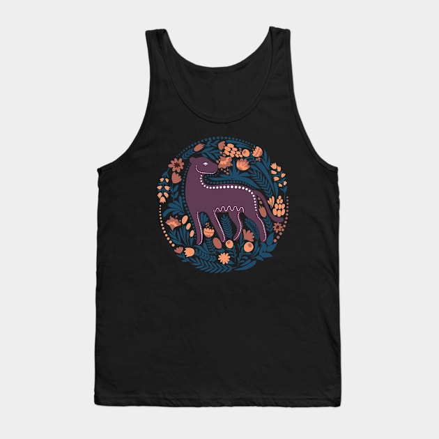 Traditional cat Tank Top by PallKris